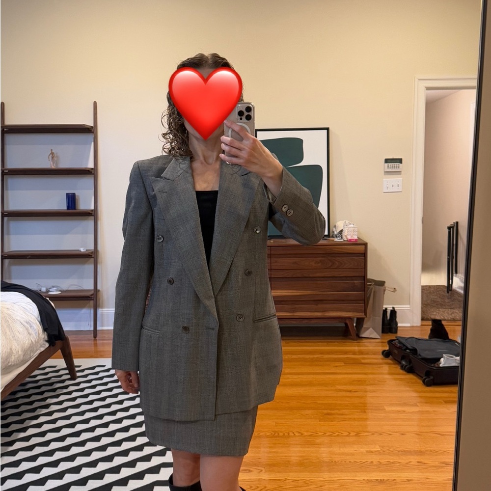 Paul Stuart 100% wool skirt suit